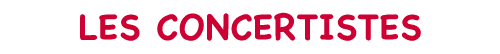 titre les Concertistes